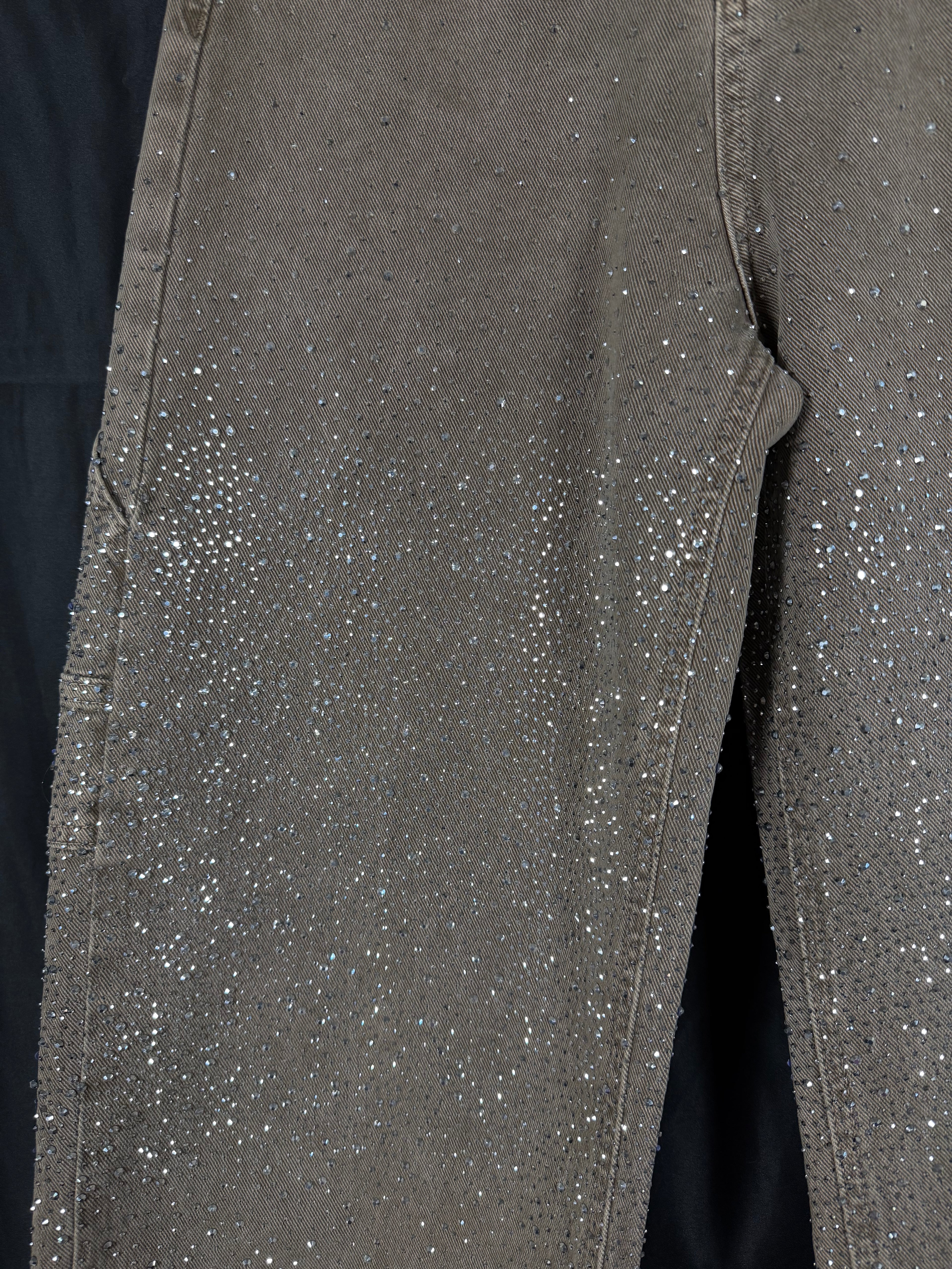 Jeans brillantinato
