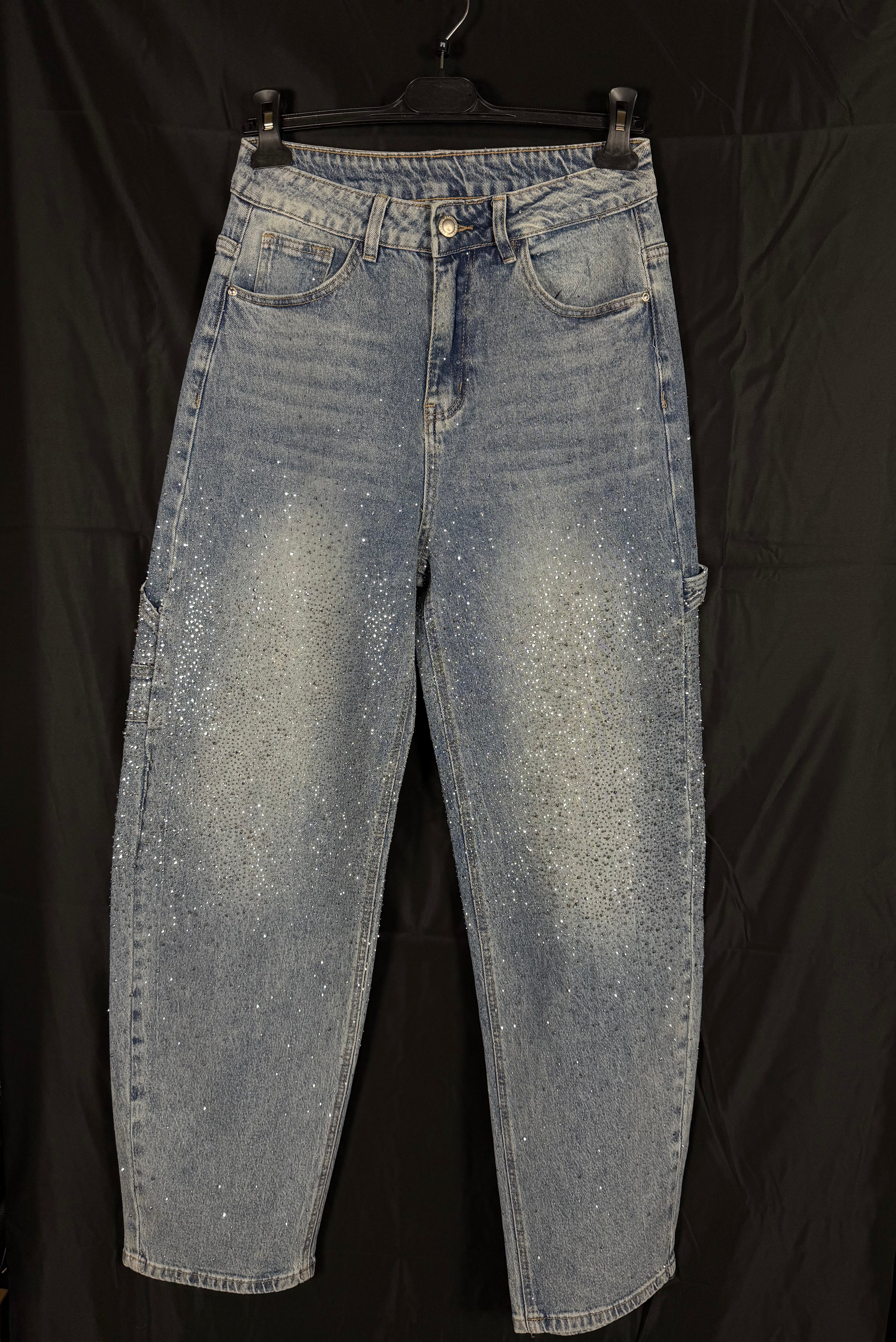 Jeans brillantinato