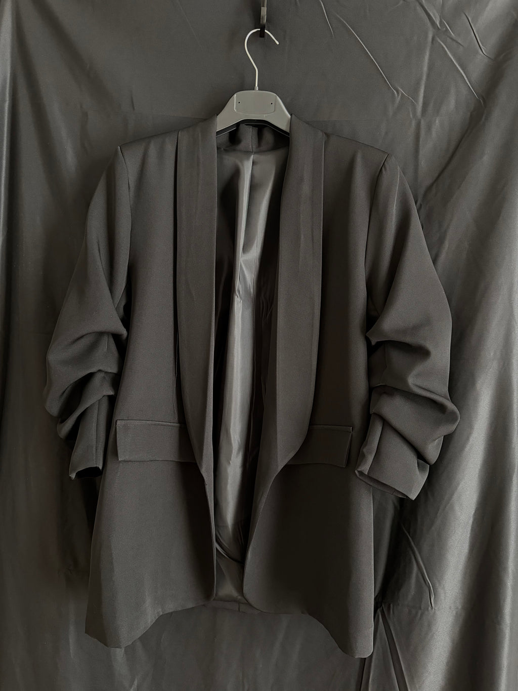 Blazer maniche ricce