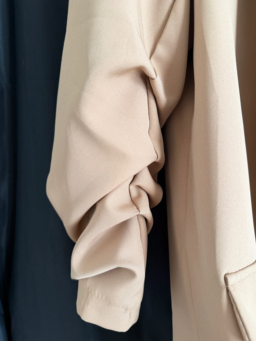 Blazer maniche ricce