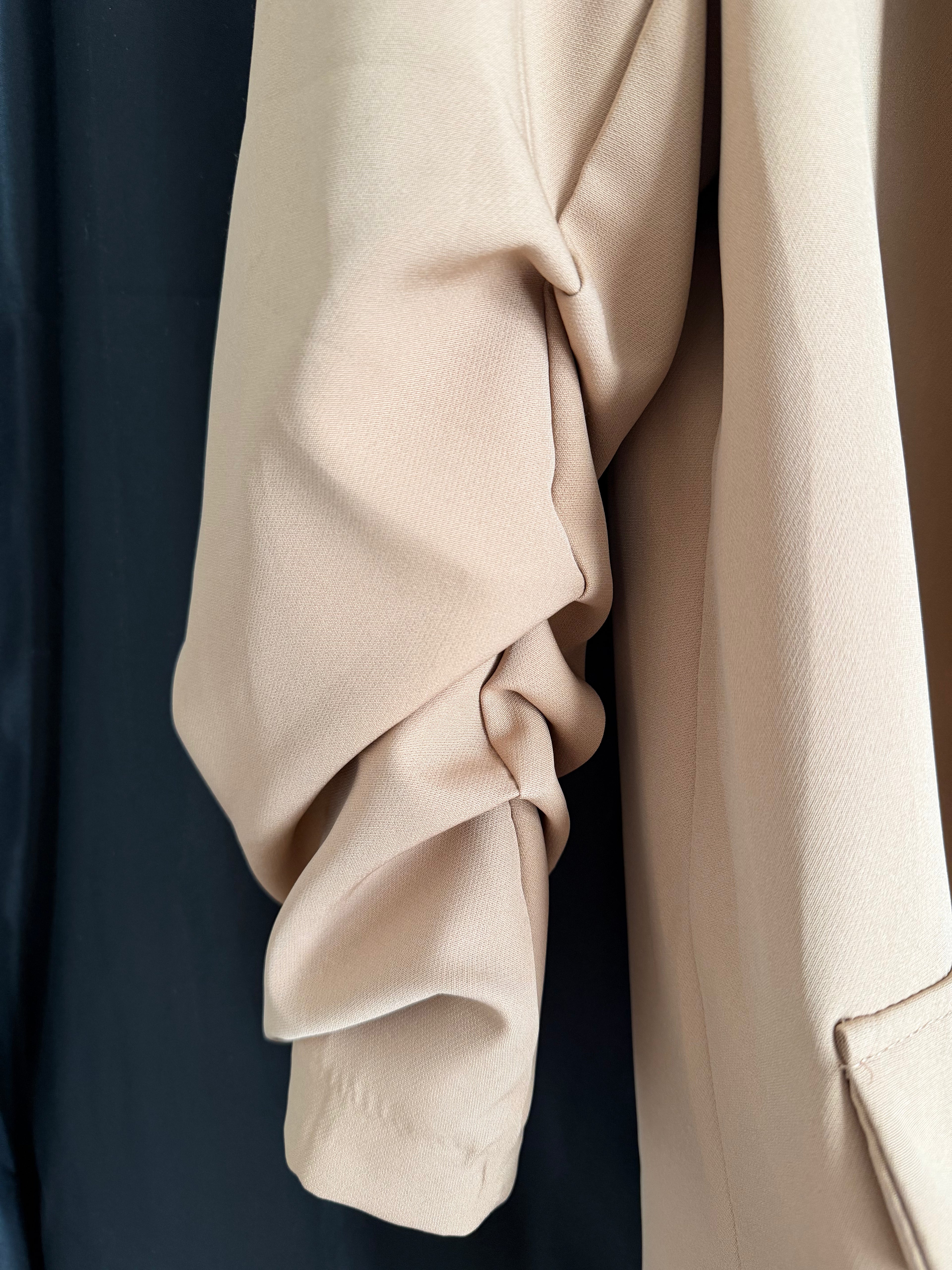 Blazer maniche ricce