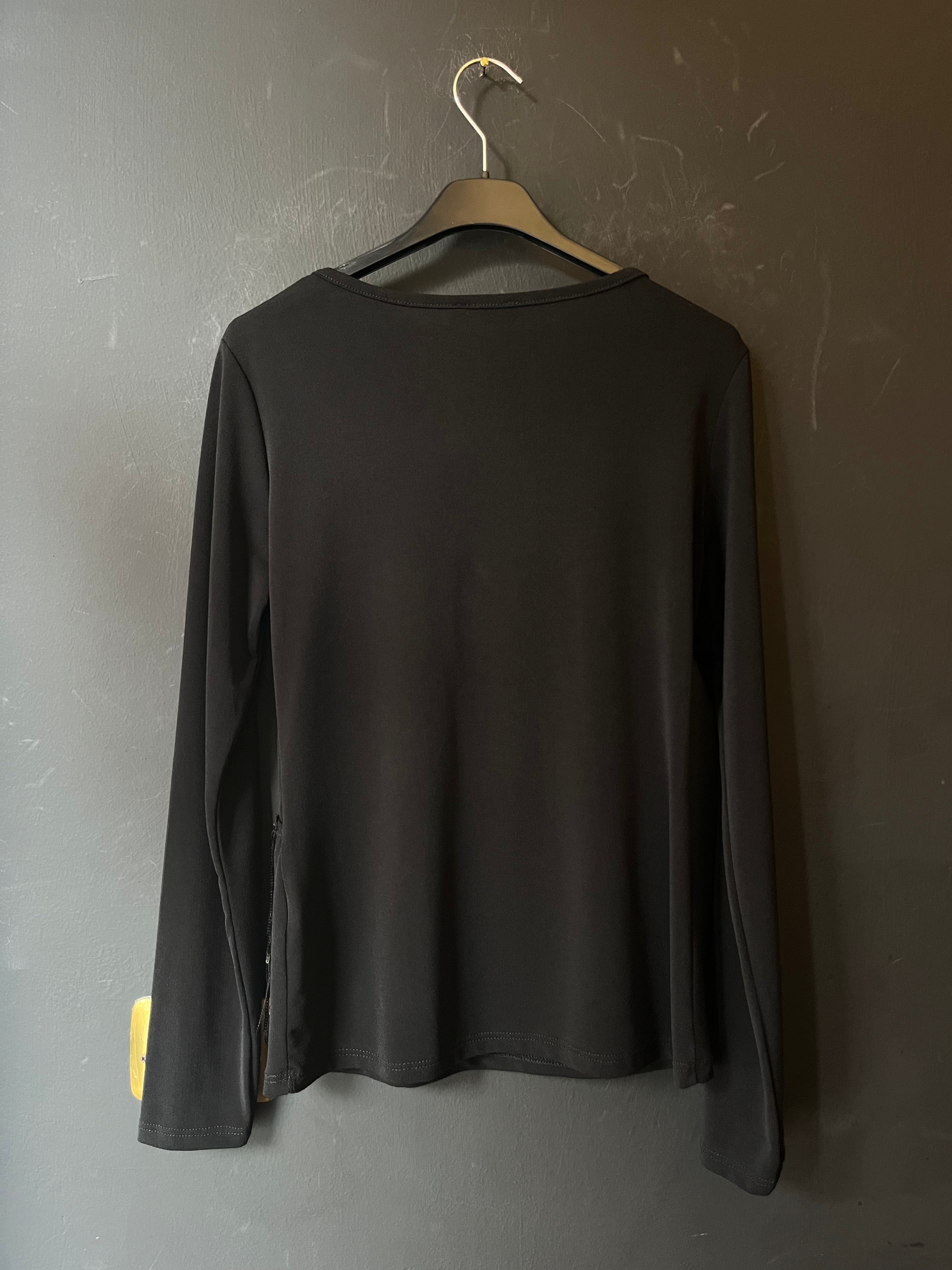 T-shirt con frange paillettes