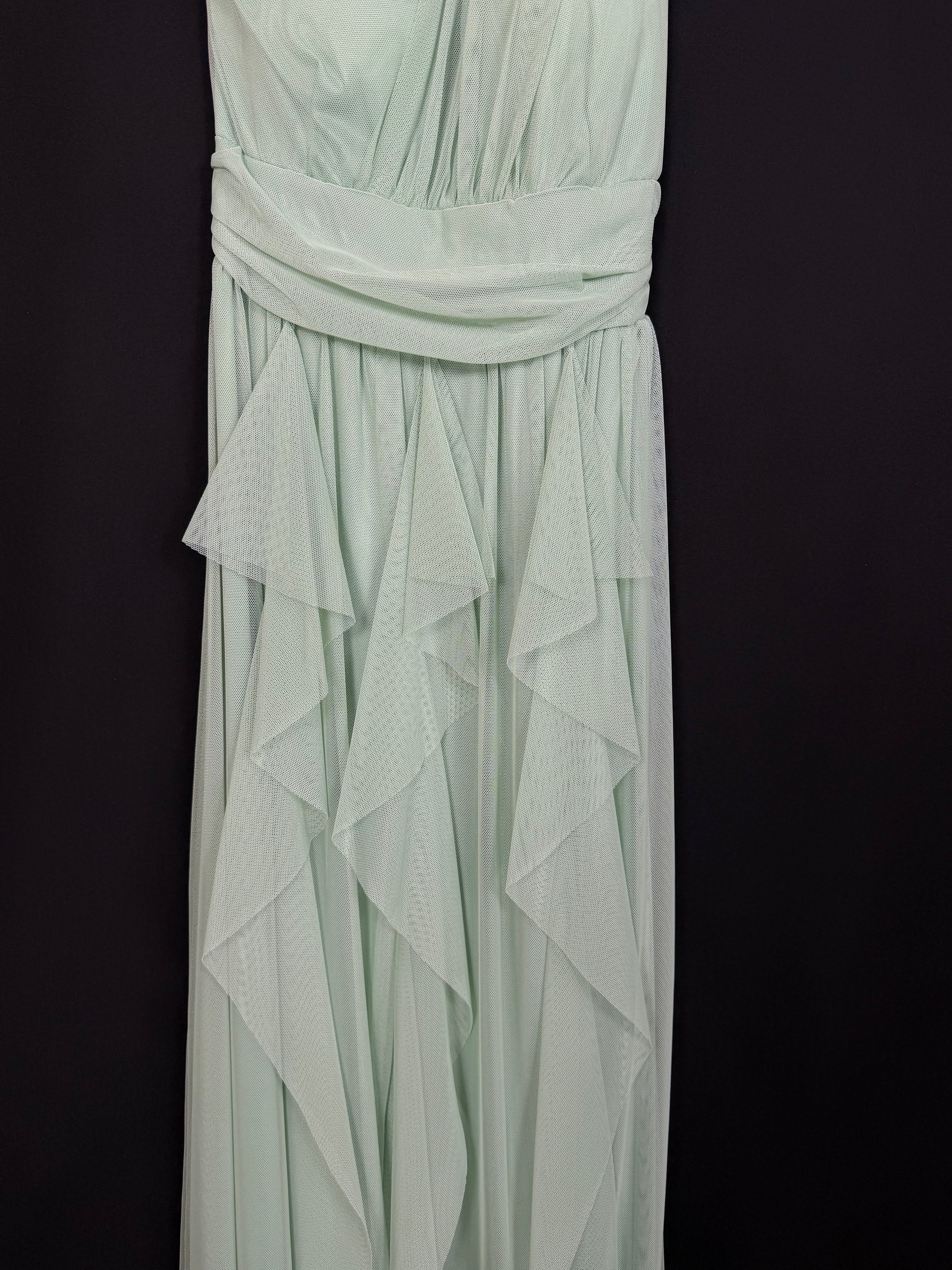 Vestito tulle monospalla