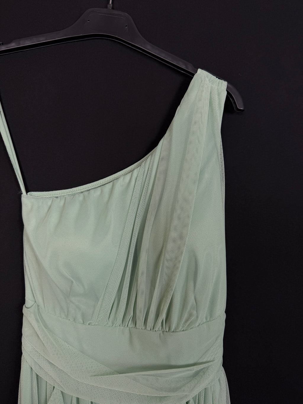 Vestito tulle monospalla