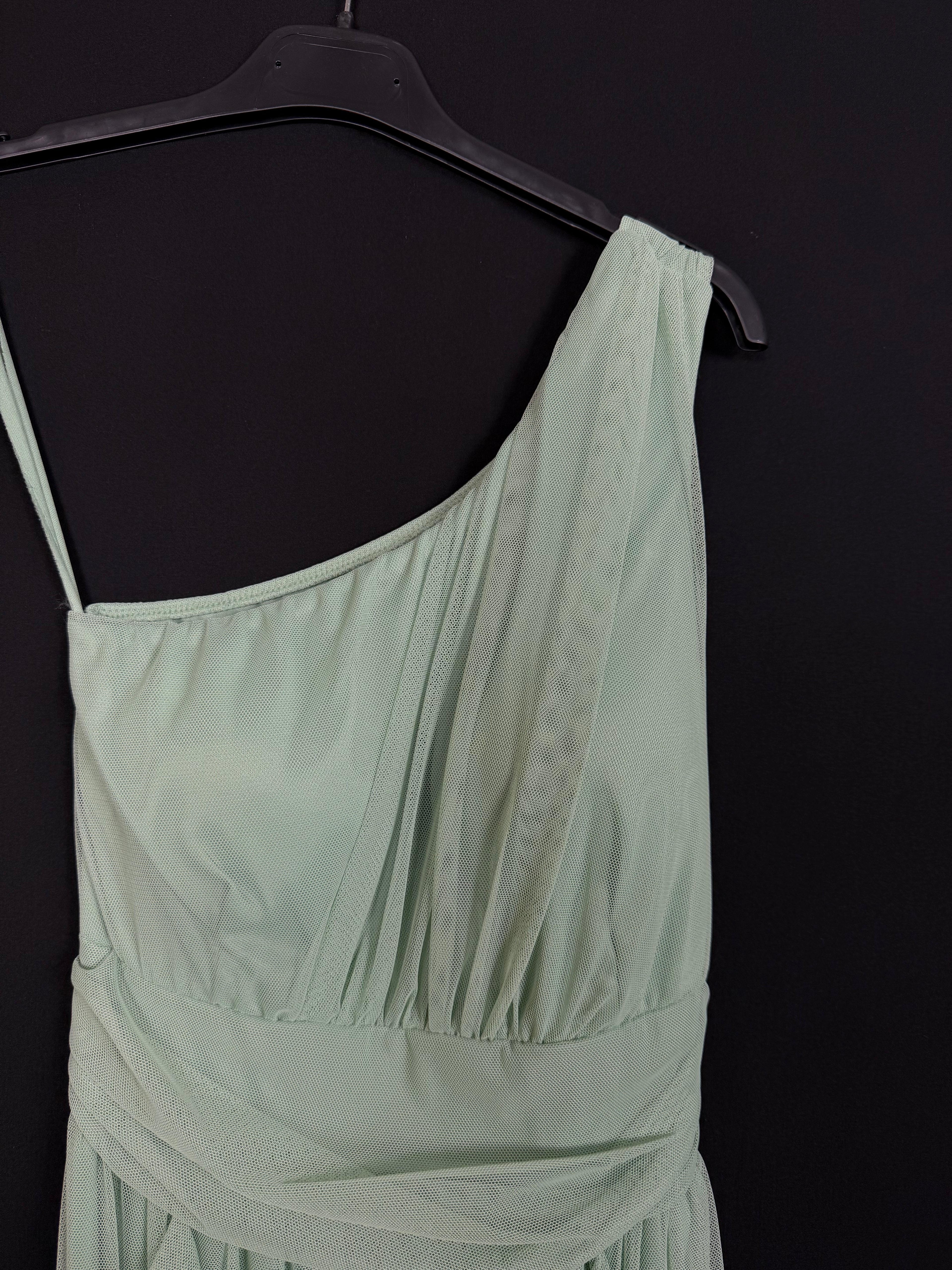 Vestito tulle monospalla