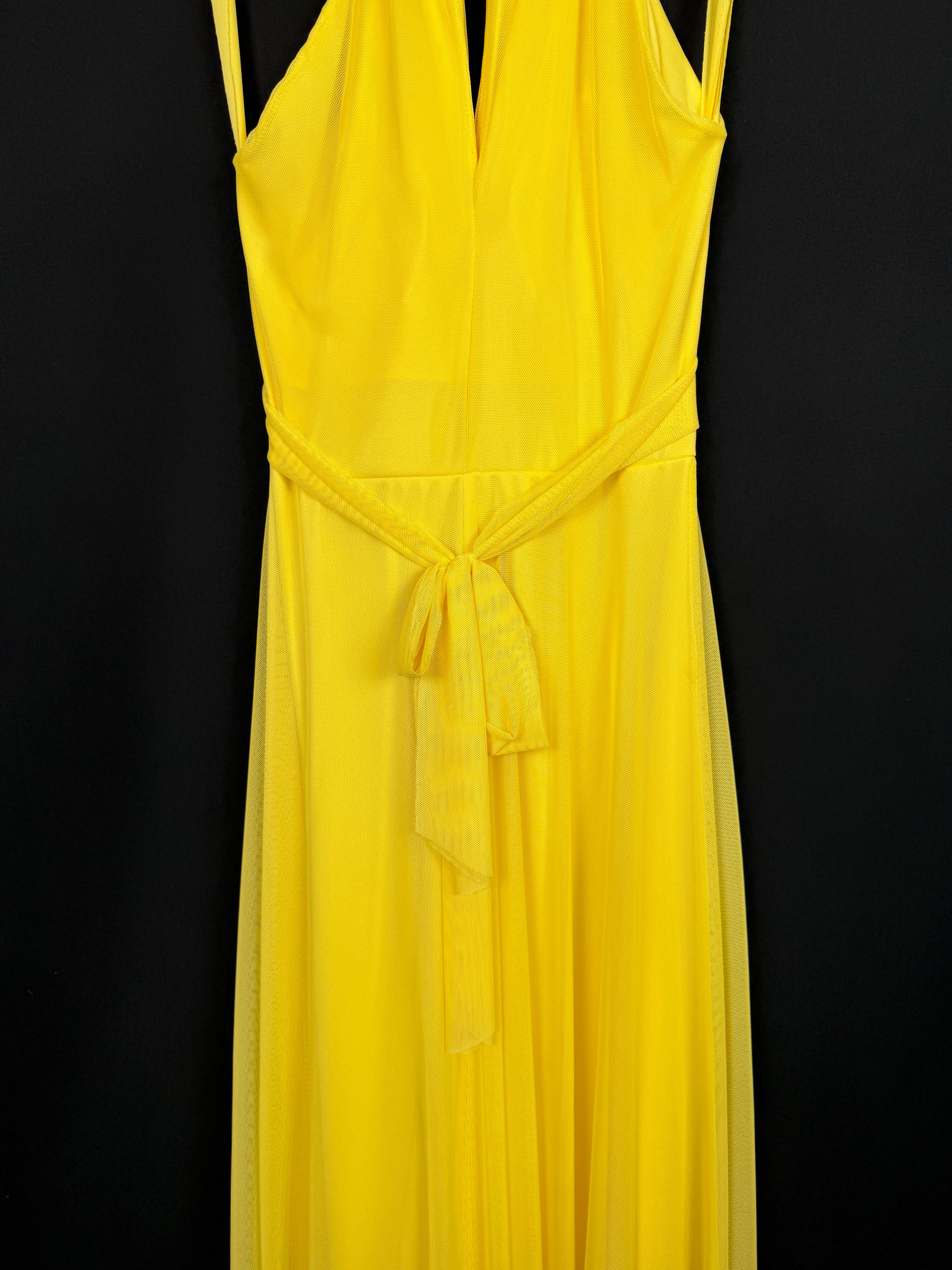 Abito tulle girocollo