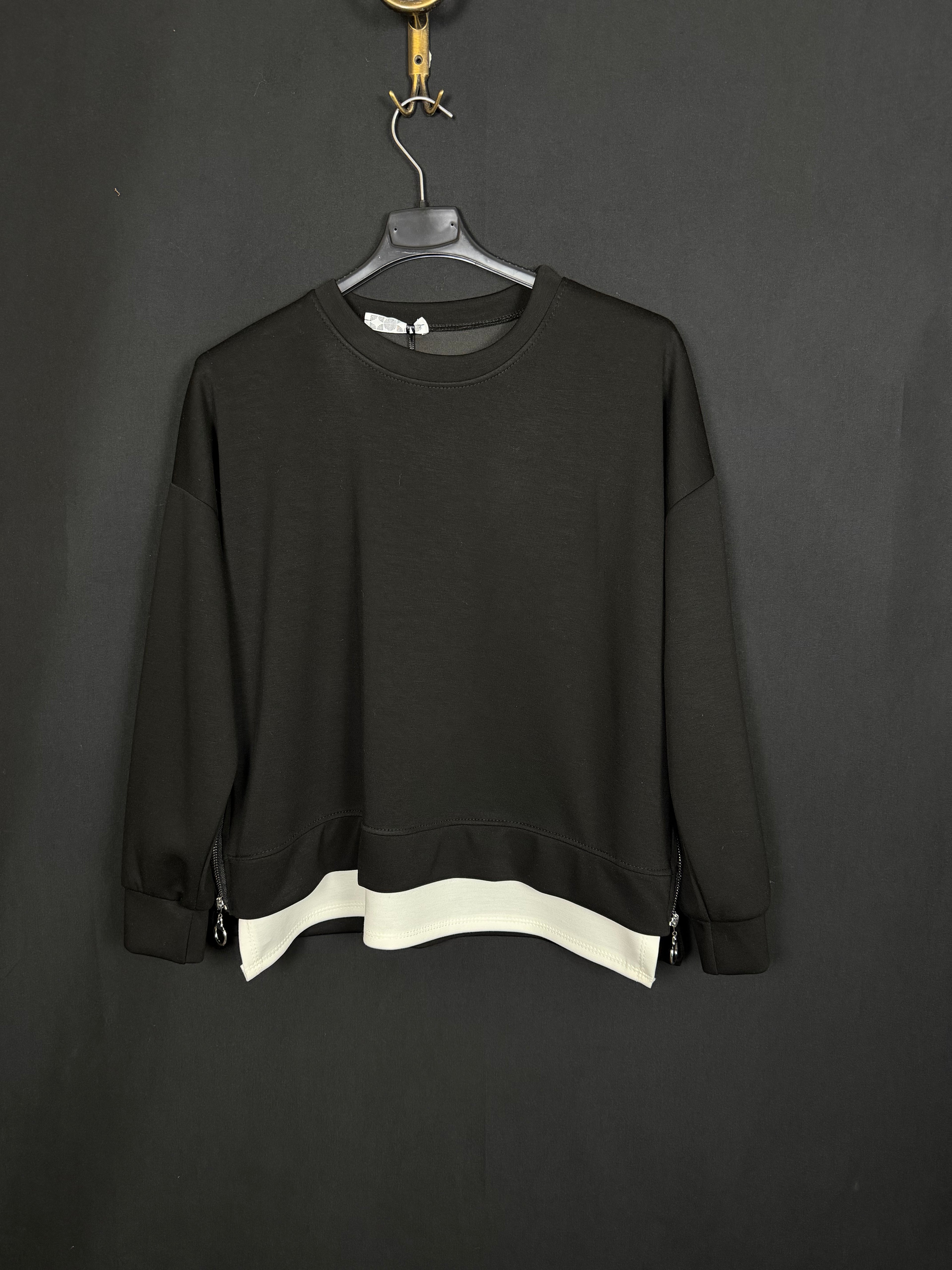 Felpa design doppio strato