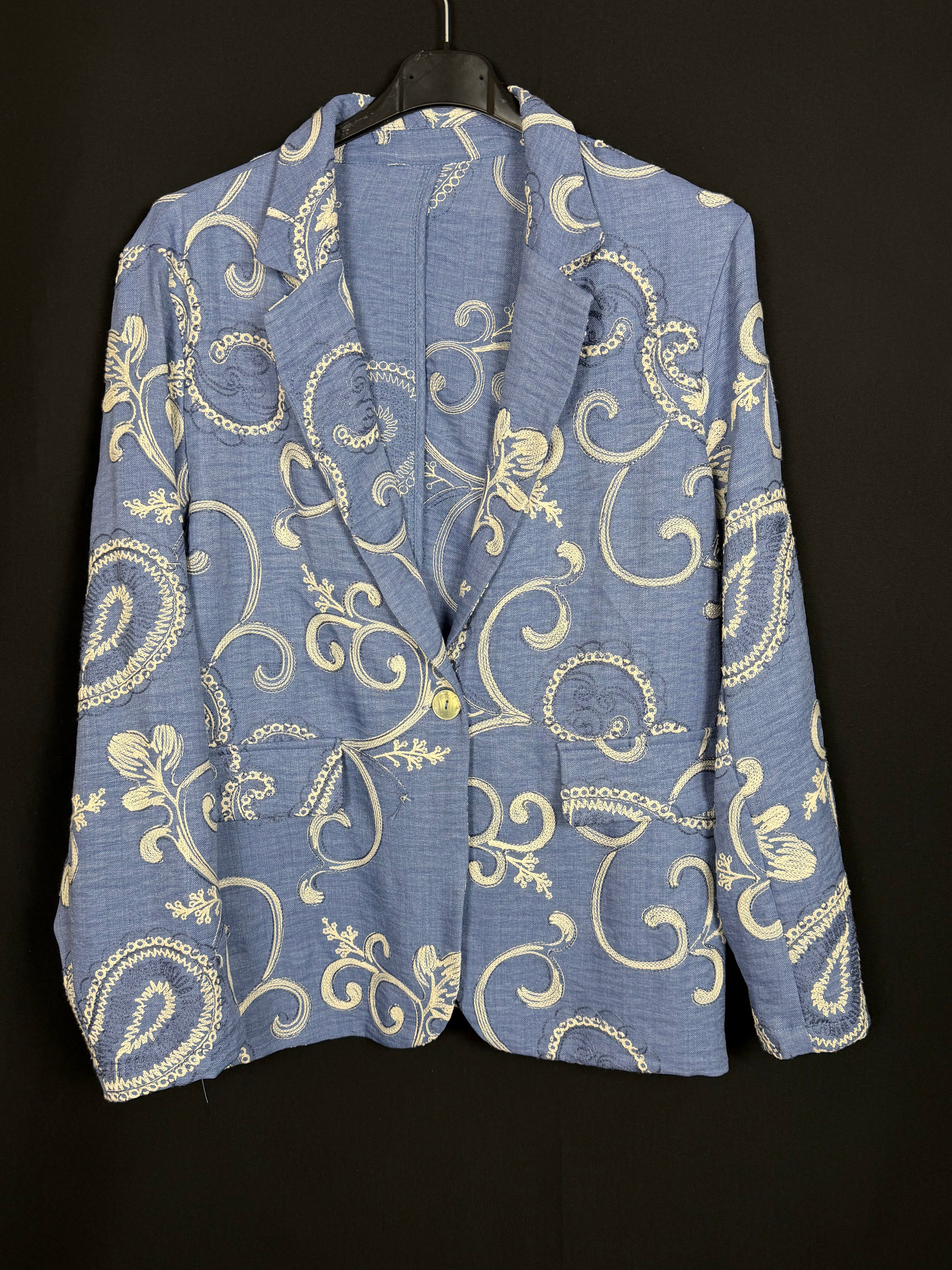 Blazer Ricamo Royal