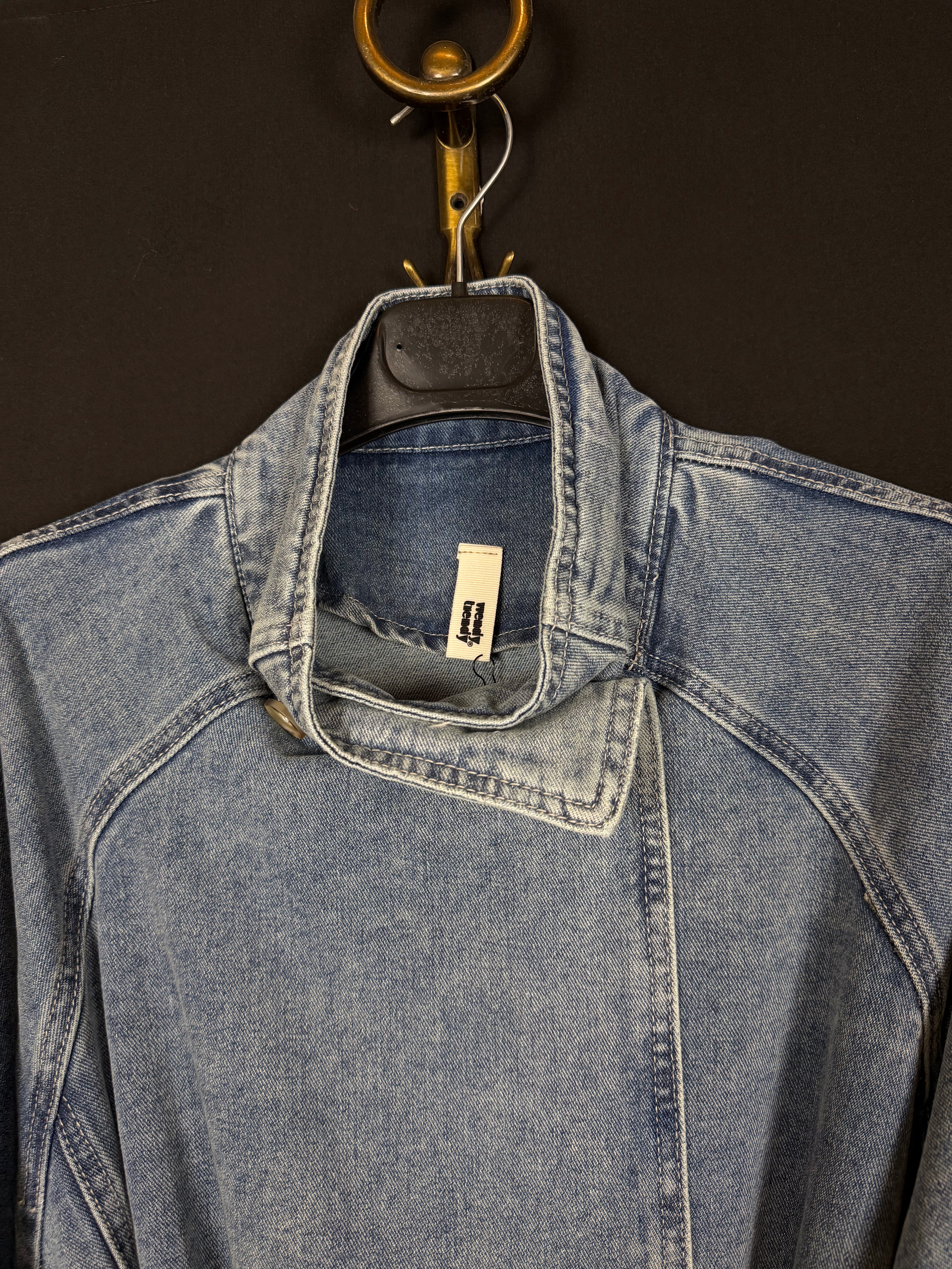 giacca urban long denim