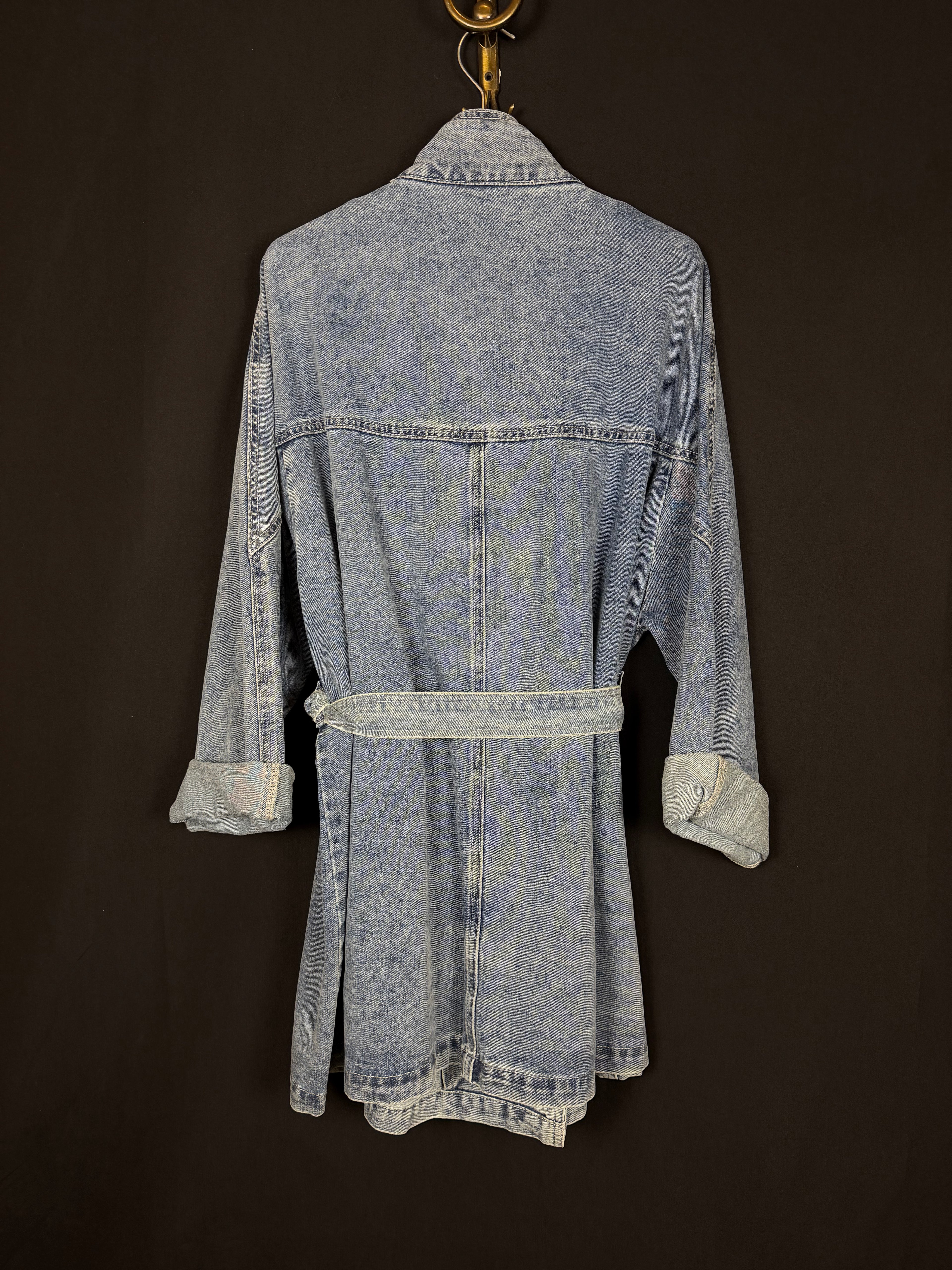 giacca urban long denim