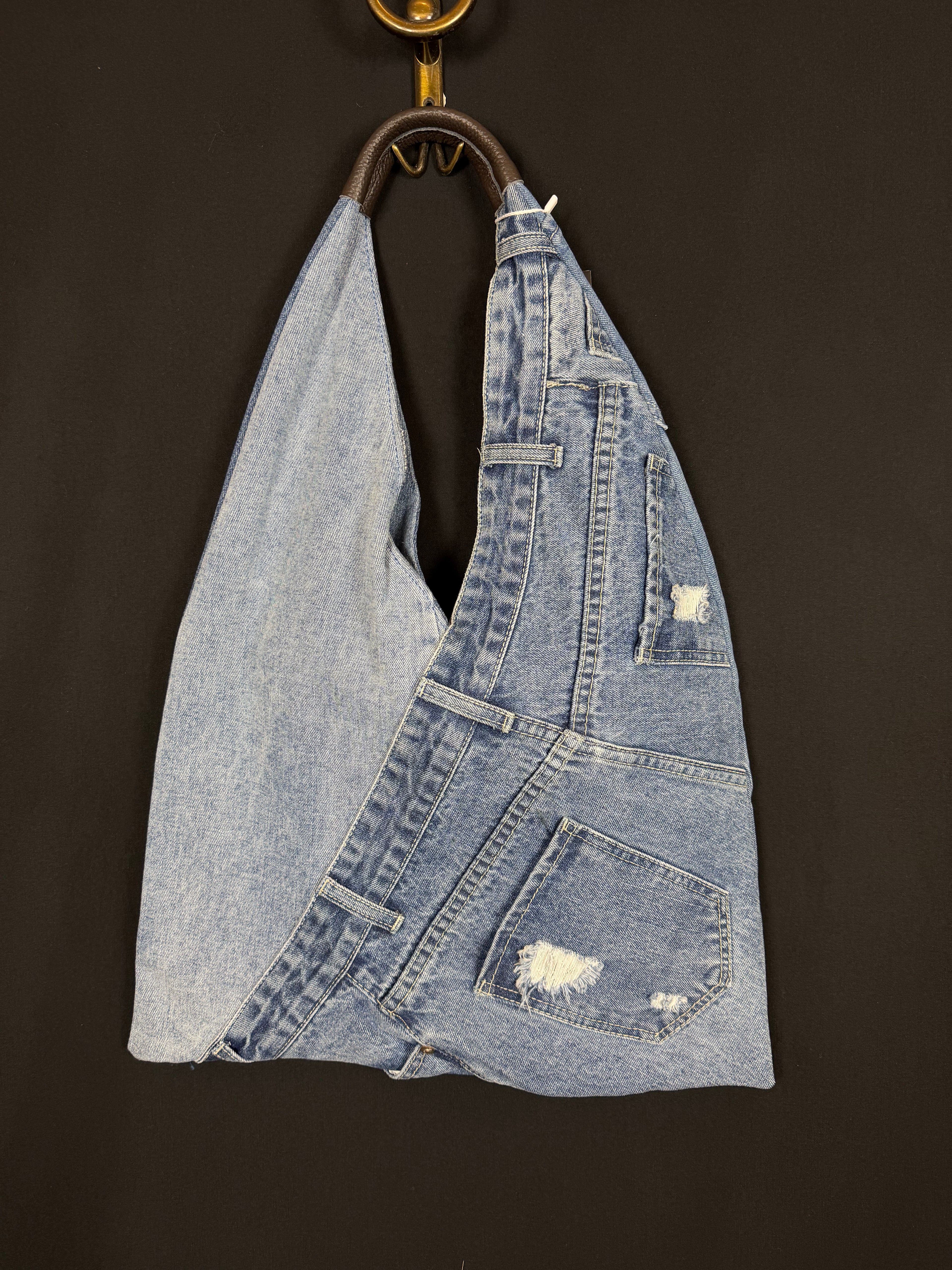 borsa cargo denim