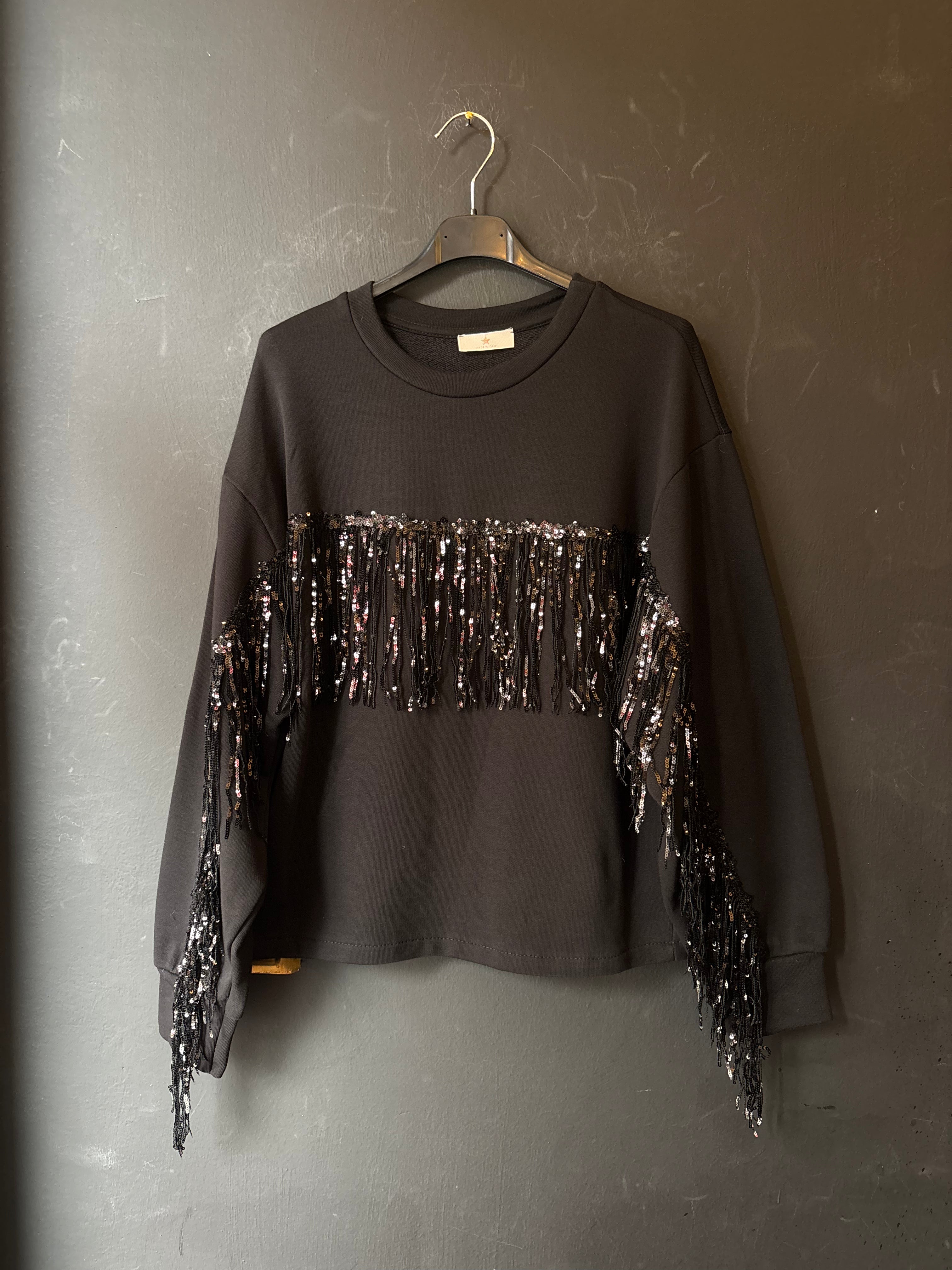Felpa con paillettes