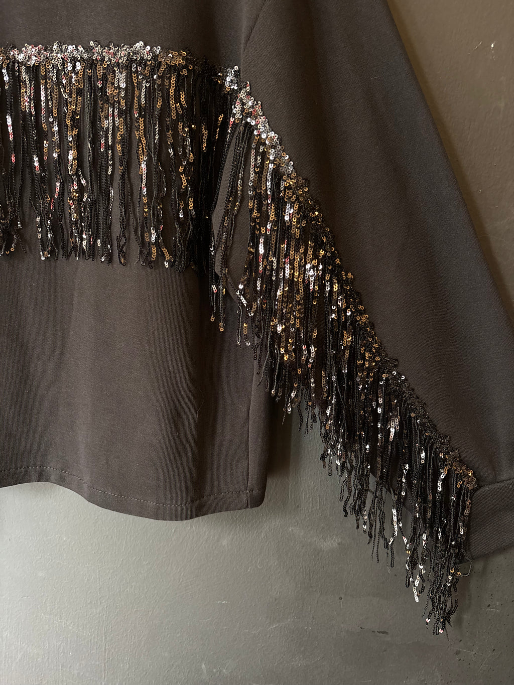 Felpa con paillettes